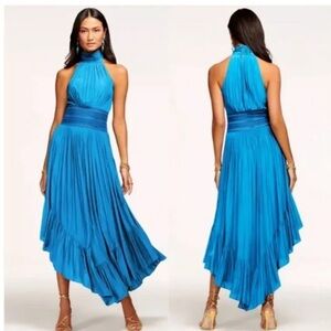 Ramy Brooke Halter dress size 14 lagoon